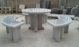 Stone Table/Bench/Chair/Destk, Granite Carving for Garden, Outdoor
