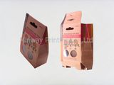 Recyled Material Kraft Hang Paper Box with Unique Design