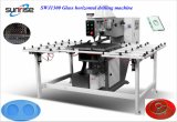 Glass Horizontal Drilling Machine with 2 Drilling Bits