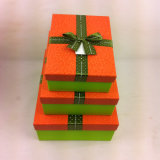 Special Color Paper Storage Boxes with Ribbon