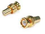 Golden BNC Male Clamp Type RF Connector