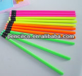 High Quality Fluorescent Hb Pencil with Eraser Certificated Non-Toxic