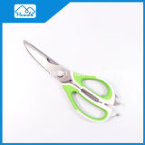 Hfsk81971 Green and White Color Handle 6 Different Types of Kitchen Detachable Scissors