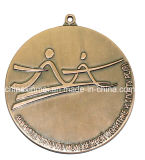 Antique Bronze Color Boating Medal