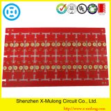 Double Sided Chemical Gold Red Soldermask Printed Circuit Board