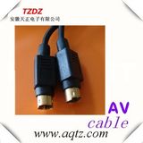 4P DIN Plug to 4P DIN Plug (AV-501)