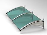 Waterproof Material Rain Shelter Door Window Polycarbonate Awning