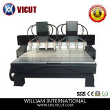 3D Engraving Woodworking CNC Machinery (VCT-2325W-2Z-8H)