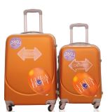 Cheap Smiling Face ABS Travel Trolley Luggage Suitcase