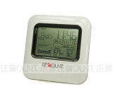 LCD Weather Station Clock with Temperature/Humidity Display (LC843)