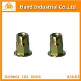 Flat Head Half Hex Rivet Nut Fastener