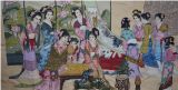 100% Cotton and Handmade Cross-Stitch of Chinese Classic Style-The 18 Beauty