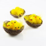 Chick Shaped Plastic Easter Egg for Easter Decoration