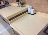 Beige Color Engineered Stone with Mirror for Benchtop