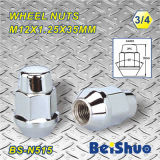 BS-N515 Auto Parts Carbon Steel Wheel Nuts Chrome Surface, Aftermarket Parts, Auto Fastener