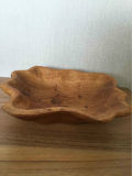Delicate Beautiful Root Carving Antique Fruit Bowl