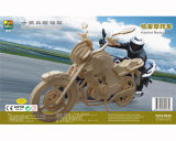 2015 Toywins New Fashion Motorcycle DIY Puzzle Wooden Toys