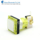 Small Illuminated Square Push Button with Switch