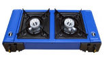 Portable Double Burner Gas Stove Cooker