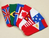 Cotton Flag Cotton Crew Stockings Socks (KA018)