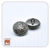 Anti Silver Brass Mark Logo Copper Down Shank Button