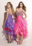 Beads Organza Prom Dress (PD-1605)