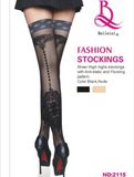 Sexy Anti-Static and Flocking Pattern Stockings P2115