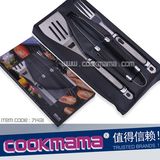 3PCS Plastic Handle Grill Tool Set