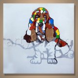 Colorful Painting Canvas of Dog