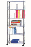 Adjustable Chrome Metal Book Rack /Book Case (CJ-B1052)