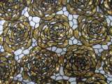 Mesh Sequin Embroidery Fabric (0650A)