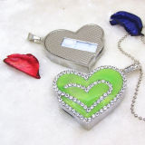 Green Jewellery Heart USB Flash Disk
