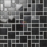Black Ceramic Mosaic Tile (CST150)