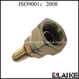 Bsp Female Thread 45# Carbon Steel Hydraulic Hose Fitting (22611D)