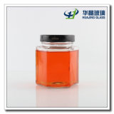 Huajing New Style 380ml Hexagon Glass Jar