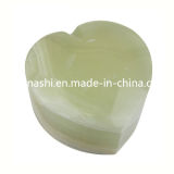 Design Light Green Onyx Marble Keepsake Urn with Heart Shape