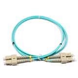 SC/PC-SC/PC Multimode Duplex Om3 Fiber Optic Patch Cord