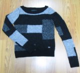 Ladies Acrylic/Wool Knitted Fashion Patterned Sweater
