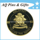Metal Enamel Coin in Gold, Challenge Coin