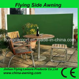 Retractable Flying Side Awning with Solid Blue Color F5200