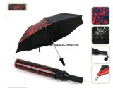 Printed Wine Bottle Umbrella for Gift, Promotion Folding Bottle Umbrella (01301)