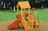Small Wooden Playground Slide (KYB-11801)