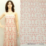 New Great Wall Design Embroidery Fabric on Organza Base