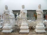 Antique Stone Marble Buddha for Temple Sculpture Statue (SY-T119)