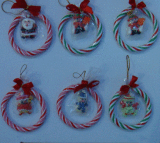 Candy Wreaths with Jelly Figure