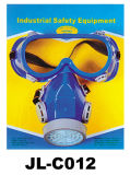 Safety Kits/Safety Goggle and Single Replaceable Filtering Cartridge Chemical Respirator (ST01-C012)