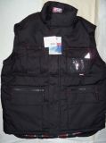 Men's Safety Padded Vest with Cotton Checked Linning