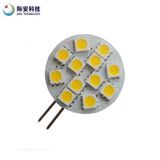 12PCS 5050SMD G4 12V Pure / Warm White LED Car Lamps