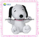 Cuddly Small Size White Dog Cheap Plush Promotion Toy