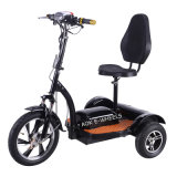 500W Folding Motor Tricycle with Air Tyres and Disk Brake